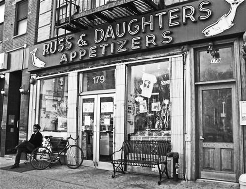 Storefront of Russ & Daughters. /Russ & Daughters